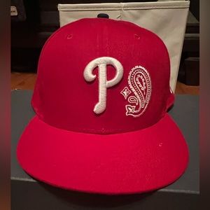 Phillies paisley edition fitted hat, new never worn